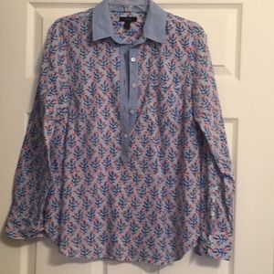 J Crew popover top
